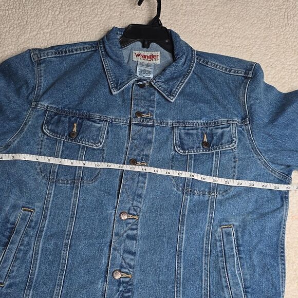 1114 NWT Wrangler Rugged Wear Denim Jacket Sz XL - Picture 6 of 7